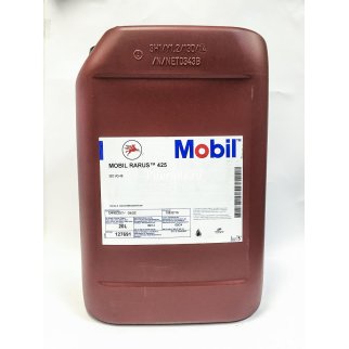 Масло компрессорное MOBIL Rarus 425 минеральное 20 л 127691 фото
