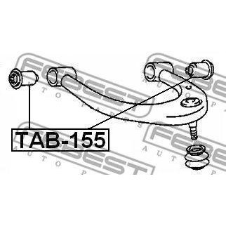 Сайлентблок передний подвески FEBEST TAB-155 фото