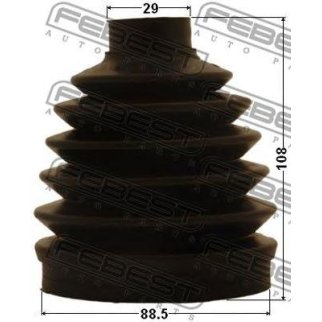 Пыльник шрус наружный комплект pvc 88.5x108x29 фото