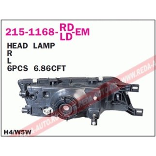Фара правая DEPO 215-1168R-LD-EM фото