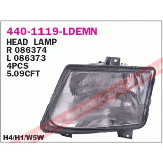 Фара передн лев с ЭК MB: VITO 96-02 фото