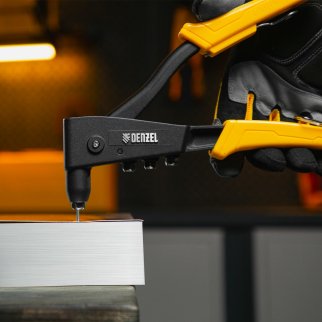 Заклепочник ручной, 255 мм, литой усиленный заклепки 2,4-3,2-4,0-4,8 мм DENZEL фото 7