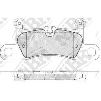 Колодки тормозные задние дисковые к-кт NiBK PN0565 фото