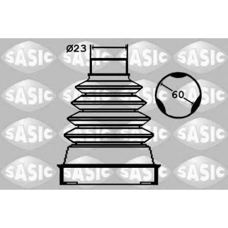 Пыльник ШРУСа внутр. пер SASIC 1904042 фото