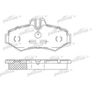 Колодки тормозные PATRON PBP1306 фото