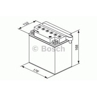 Аккумулятор мото BOSCH 0 092 M4F 600 фото