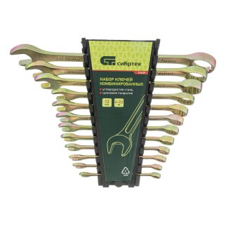 Набор ключей комбинированных, 6-22 мм, 12 шт Сибртех 15439 фото 7