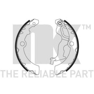 Колодки тормозные барабанные,задние (180x26mm) / NISSAN Pixo 1.0,SUZUKI Alto-VII 1.0 09~ фото