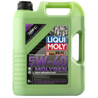 Масло моторное LIQUI MOLY Molygen New Generation HC 5w40 синт. 5л фото