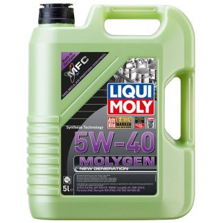 Масло моторное LIQUI MOLY Molygen New Generation HC 5w40 синт. 5л фото 2