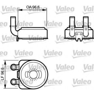 Радиатор масляный CITROEN: BERLINGO (MF) 1.9 D (MFWJZ)/1.9 D 4WD (MFWJZ) 96-, BERLINGO фургон (M_) 1.9 D 70 4WD/1.9 D 70 (MBWJZ, MCWJZ) 96-, C4 (LC_) 2.0 16V 04-, фото