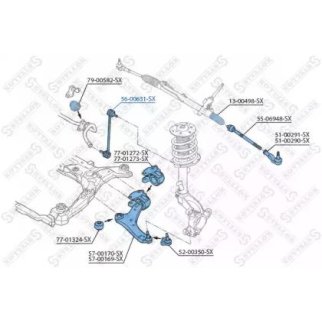 56-00631-SX_тяга стабилизатора переднего! Ford Galaxy/Mondeo/S-Max all 06> фото