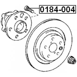 Шпилька колеса FEBEST 0184-004 фото 2