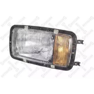 87-33009-SX_фара !LH прямоуг. с повор. лампа Н4 MB 1222-24/1422-24/1722-1831-34/2433/2534 фото