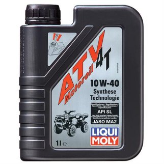 Масло моторное LIQUI MOLY ATV 4Т Motoroil MA2 10W40 п/синт 1л. фото 2