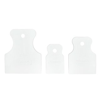 Набор шпателей 40-60-80 мм, белая резина 3шт MATRIX фото