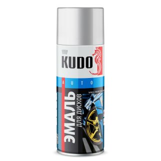 Автоэмаль KUDO для дисков алюминий 520мл фото