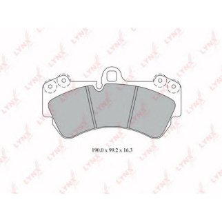 Колодки тормозные передние к-кт LYNXauto BD8005 фото