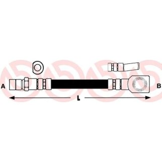 Шланг тормозной brembo T 59 005 фото