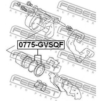 Рк переднего суппорта FEBEST 0775-GVSQF фото