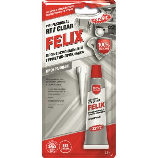 411040061_герметик-прокладка! FELIX прозрачный 32г фото