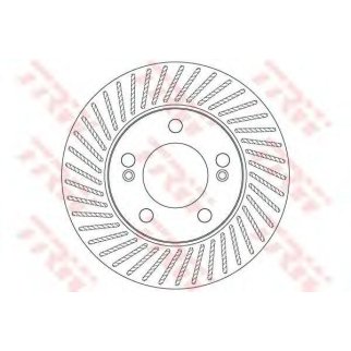 Диск тормозной передний вентилируемый TRW DF6205 фото