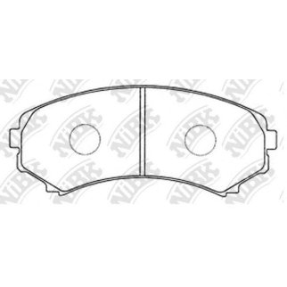 Колодки тормозные передние к-кт NiBK PN3414 фото