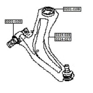 Сайлентблок переднего рычага задний фото