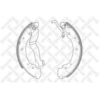 Колодки барабанные VW T4 1.8-2.5TDi 90-98 STELLOX 413100_SX фото