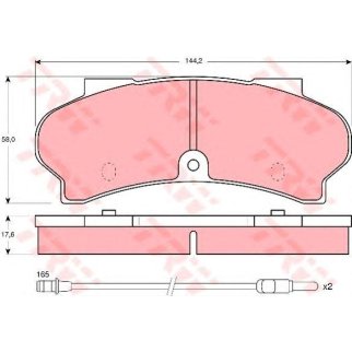 Колодки тормозные к-кт TRW GDB397 фото