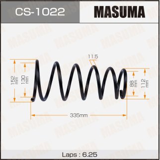 Пружина задняя Masuma CS-1022 фото