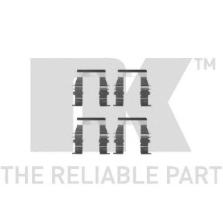 Монтажный комплект тормозных колодок / MITSUBISHI Outlander, Pajero, CITROEN C-Crosser, PEUGEOT 4007 фото