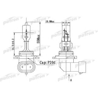 Лампа галогенная PATRON PLHB3-1260 фото