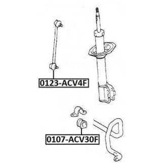 Стойка переднего стабилизатора ASVA 0123-ACV4F фото