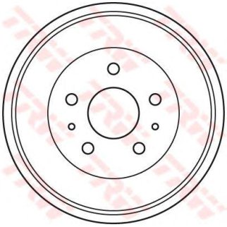 Барабан тормозной FORD FOCUS II DB4392 фото