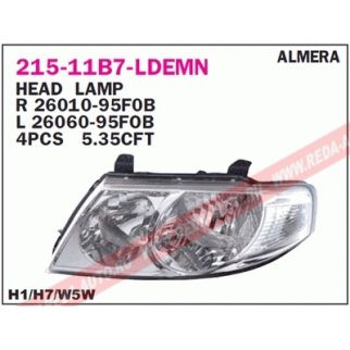 Фара левая DEPO 215-11B7L-LDEMN фото