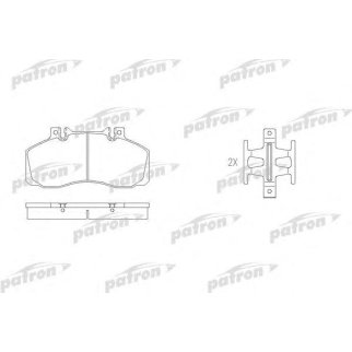 Колодки тормозные PATRON PBP501 фото