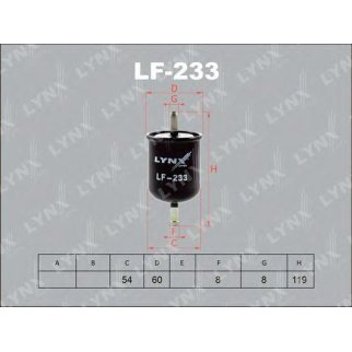 Фильтр топливный LYNXauto LF-233 фото