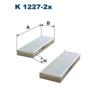 Фильтр салона FILTRON K 1227-2X фото