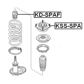 Опора переднего амортизатора FEBEST KSS-SPA фото 2