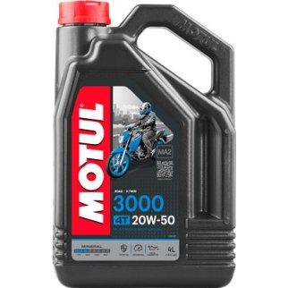 Масло моторное 3000 4T 20W50 синт.4л MOTUL фото