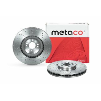 Диск тормозной передний вентилируемый metaco 3050-253 фото 2