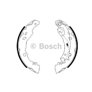 Колодки барабанные к-кт BOSCH 0 986 487 690 фото