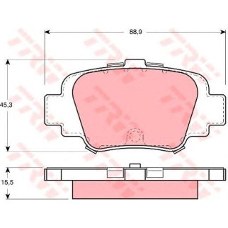 Колодки тормозные TRW GDB1060 фото