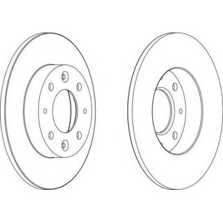 Диск торм. KIA CARENS I 00-02, II 02 => фото