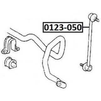 Стойка переднего стабилизатора ASVA 0123-050 фото