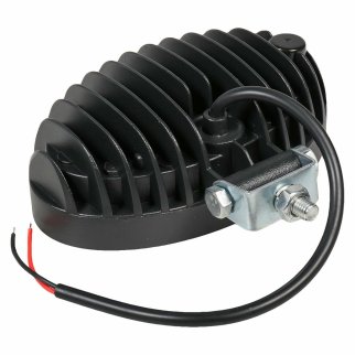 Фара светодиодная овальная, 8 LED направленный свет, 24W (140х86х55) 12/24V (ALED012) фото 3