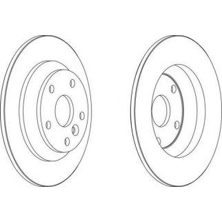 Диск тормозной FERODO DDF1616 фото