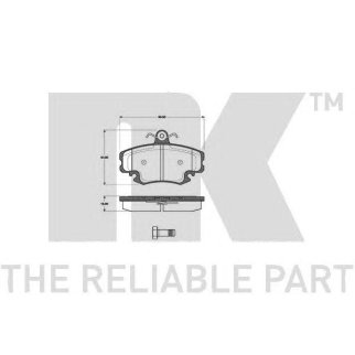 Колодки тормозные дисковые 223953 фото