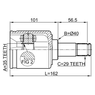 ШРУС 0311-YD2LH фото 2